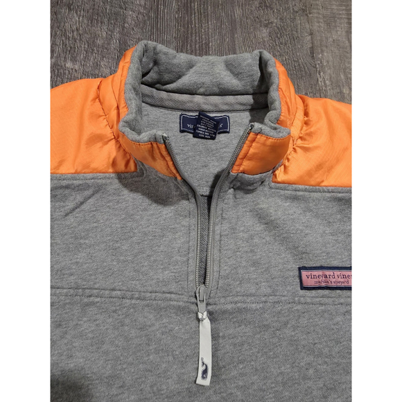 Vineyard Vines Size XL Orange and Gray Pull over vest/Jacket - Picture 4 of 10
